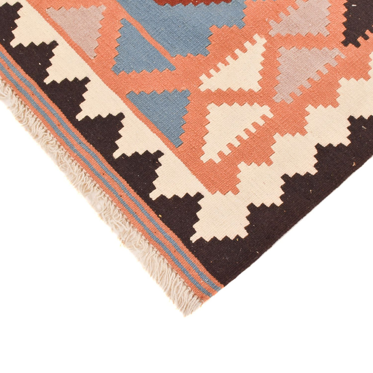 Kelim-tæppe - orientalsk - 150 x 107 cm - flerfarvet