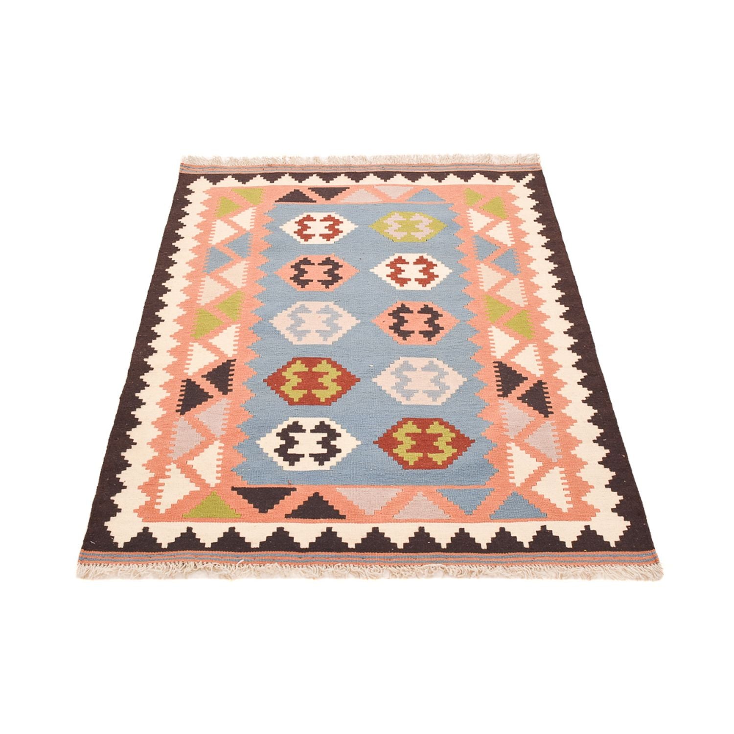 Kelim-tæppe - orientalsk - 150 x 107 cm - flerfarvet