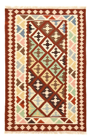 Kelim-tæppe - orientalsk - 150 x 98 cm - flerfarvet