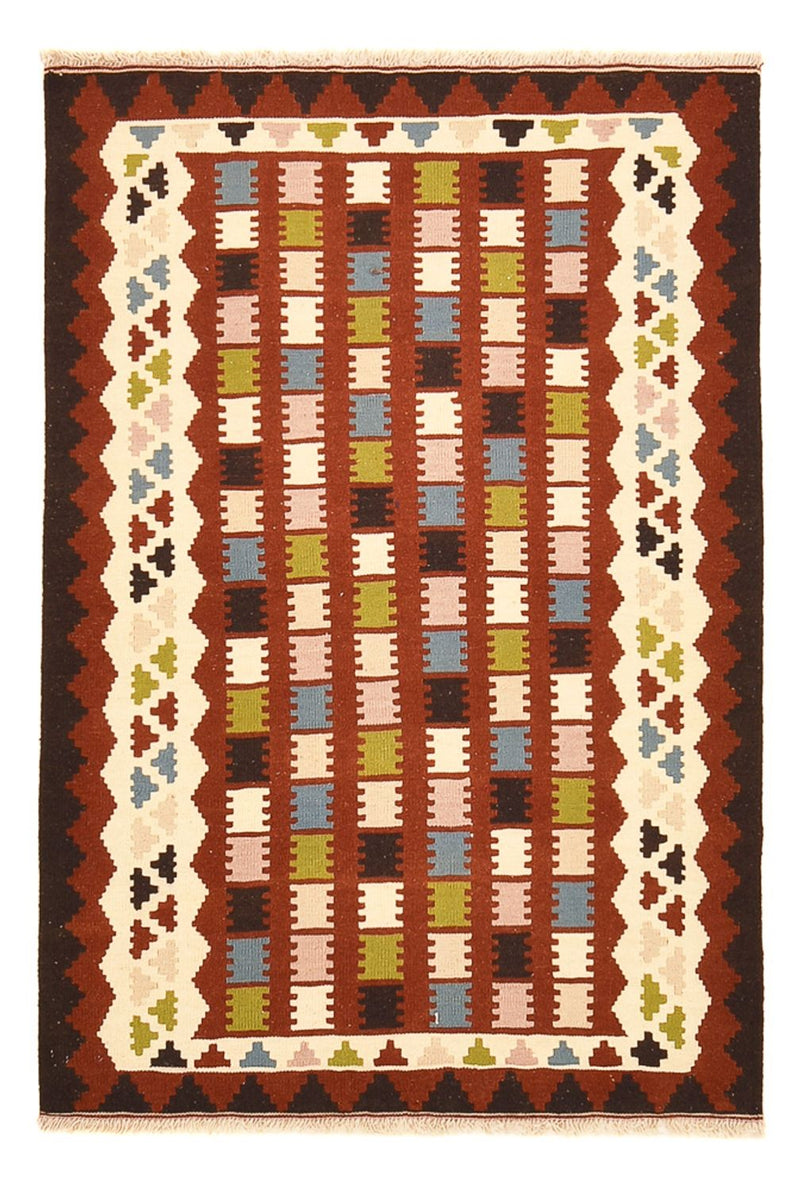 Kelim-tæppe - orientalsk - 150 x 100 cm - flerfarvet