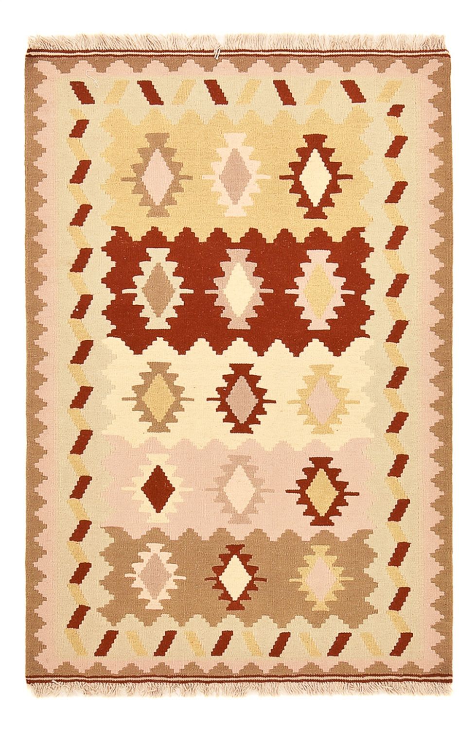 Kelim-tæppe - orientalsk - 155 x 103 cm - flerfarvet