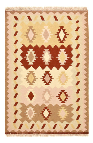 Kelim-tæppe - orientalsk - 155 x 103 cm - flerfarvet