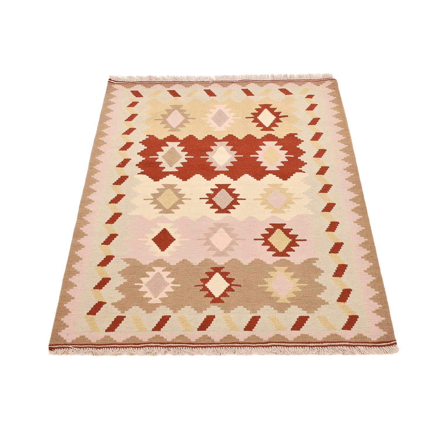 Kelim-tæppe - orientalsk - 155 x 103 cm - flerfarvet