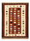 Kelim-tæppe - orientalsk - 137 x 103 cm - flerfarvet
