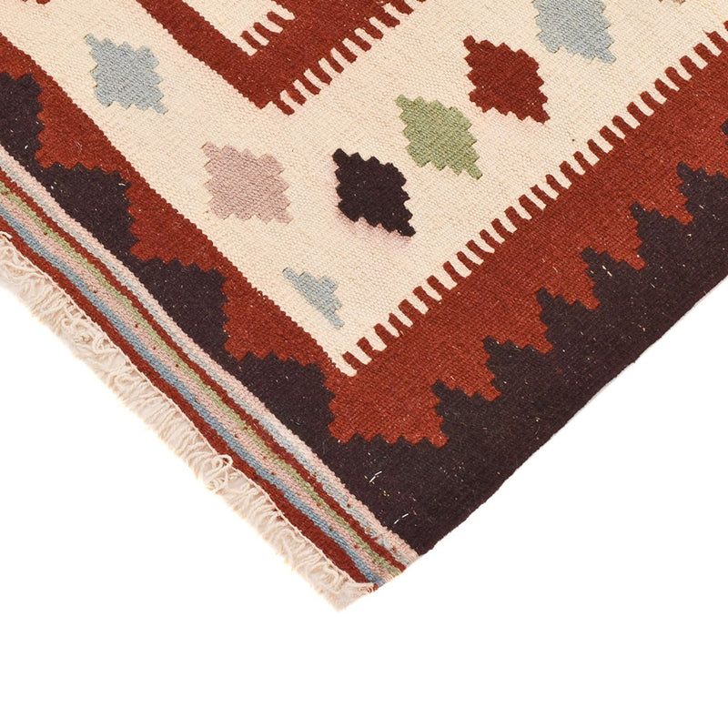 Kelim-tæppe - orientalsk - 137 x 103 cm - flerfarvet
