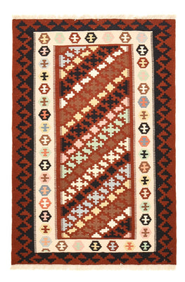 Kelim-tæppe - orientalsk - 150 x 100 cm - flerfarvet