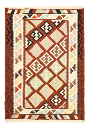 Kelim-tæppe - orientalsk - 145 x 102 cm - flerfarvet