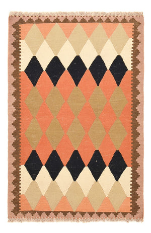 Kelim-tæppe - orientalsk - 147 x 97 cm - flerfarvet