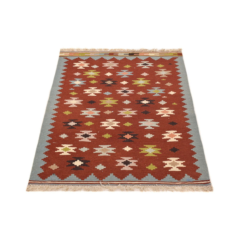 Kelim-tæppe - orientalsk - 134 x 100 cm - flerfarvet