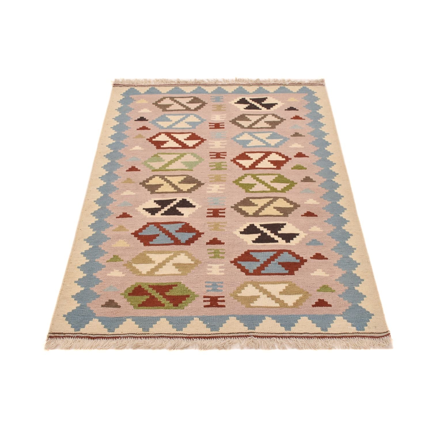 Kelim-tæppe - orientalsk - 150 x 102 cm - flerfarvet