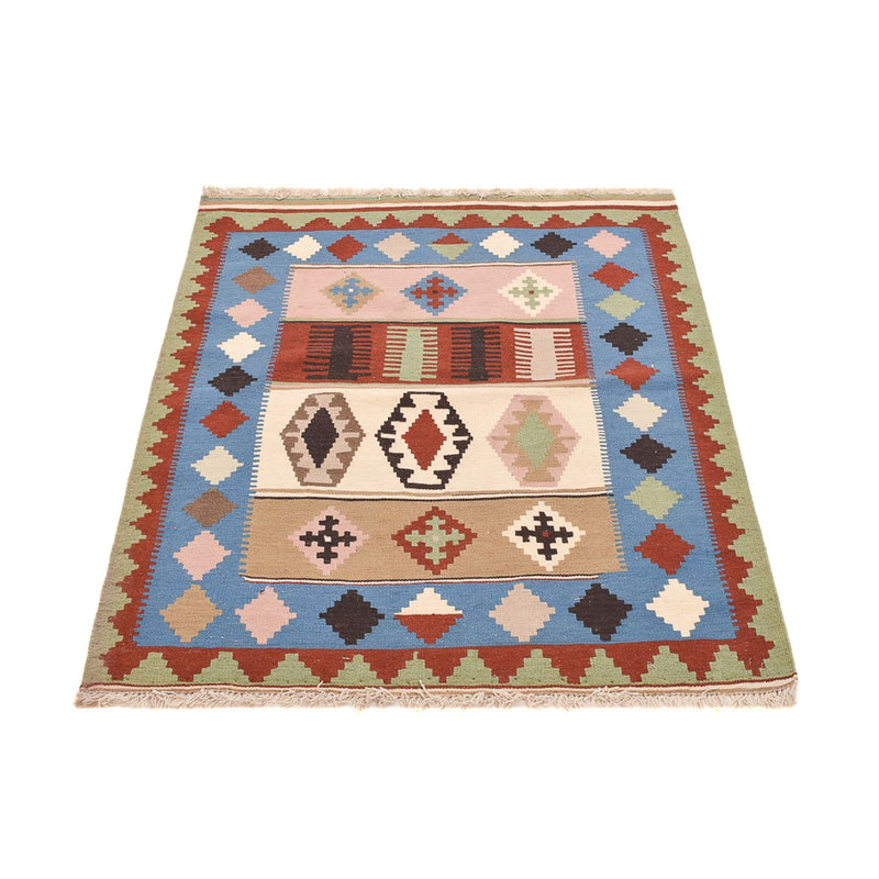 Kelim-tæppe - orientalsk - 140 x 103 cm - flerfarvet