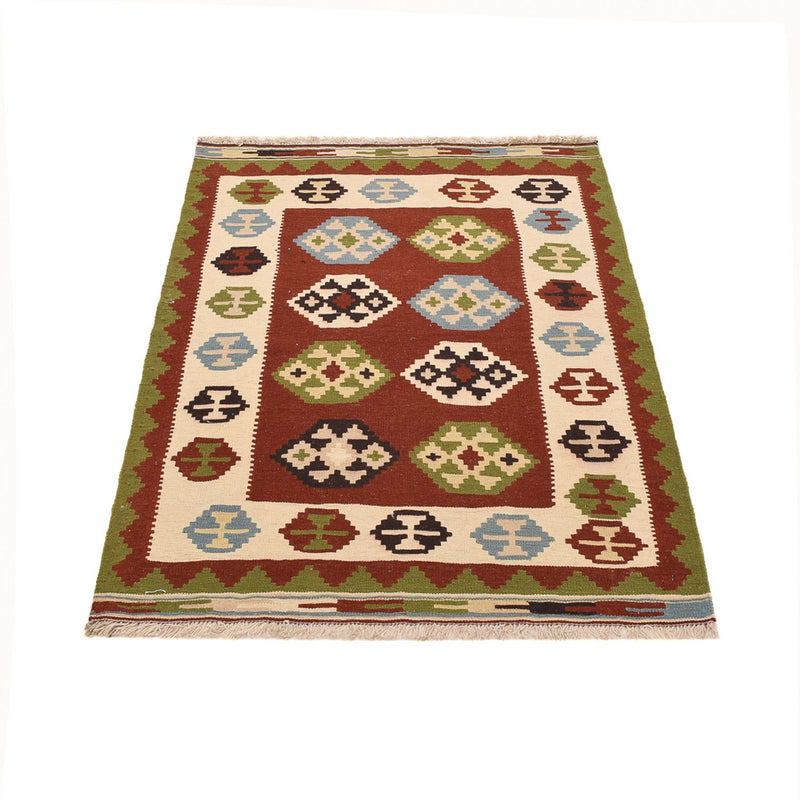 Kelim-tæppe - orientalsk - 146 x 103 cm - flerfarvet