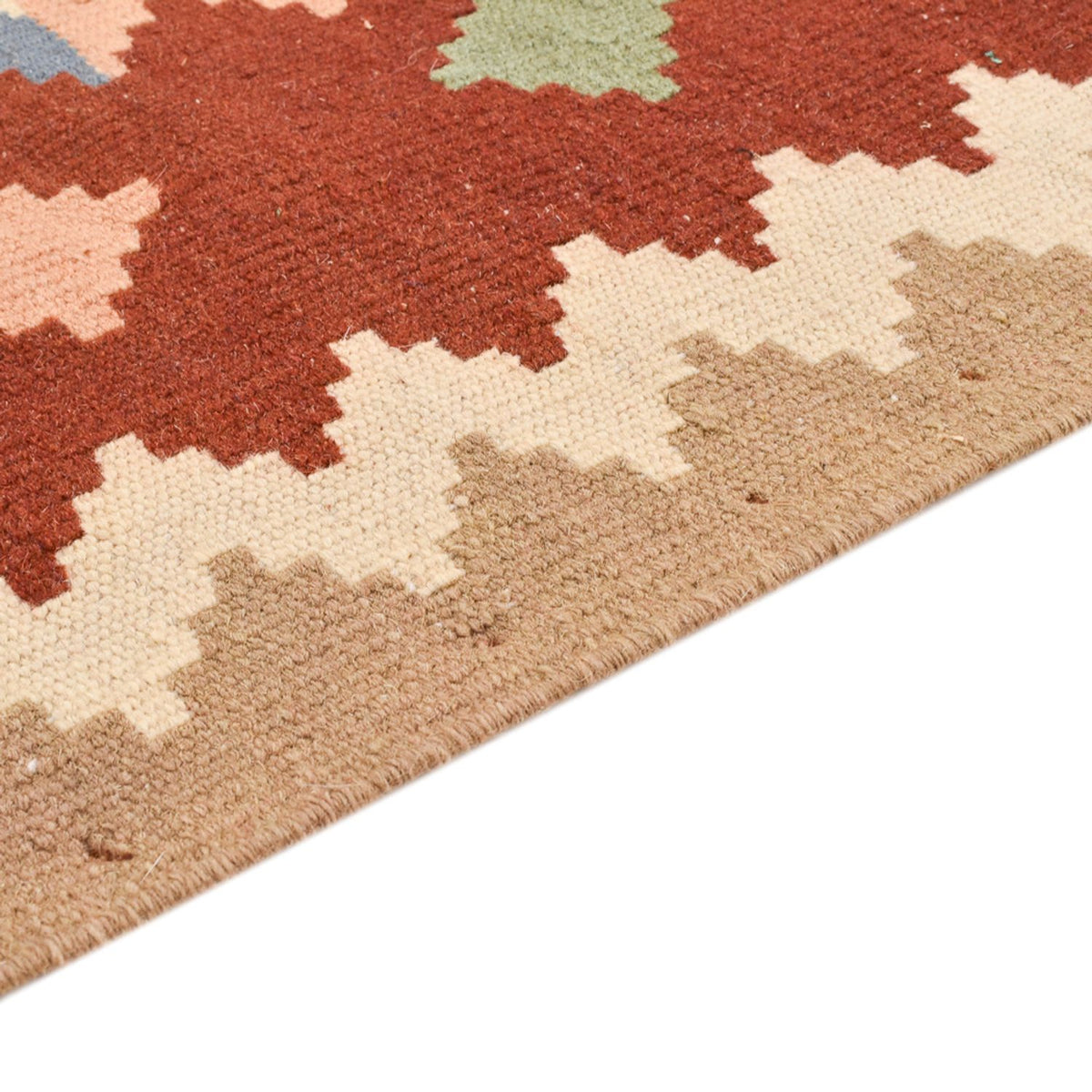 Kelim-tæppe - orientalsk - 150 x 102 cm - flerfarvet