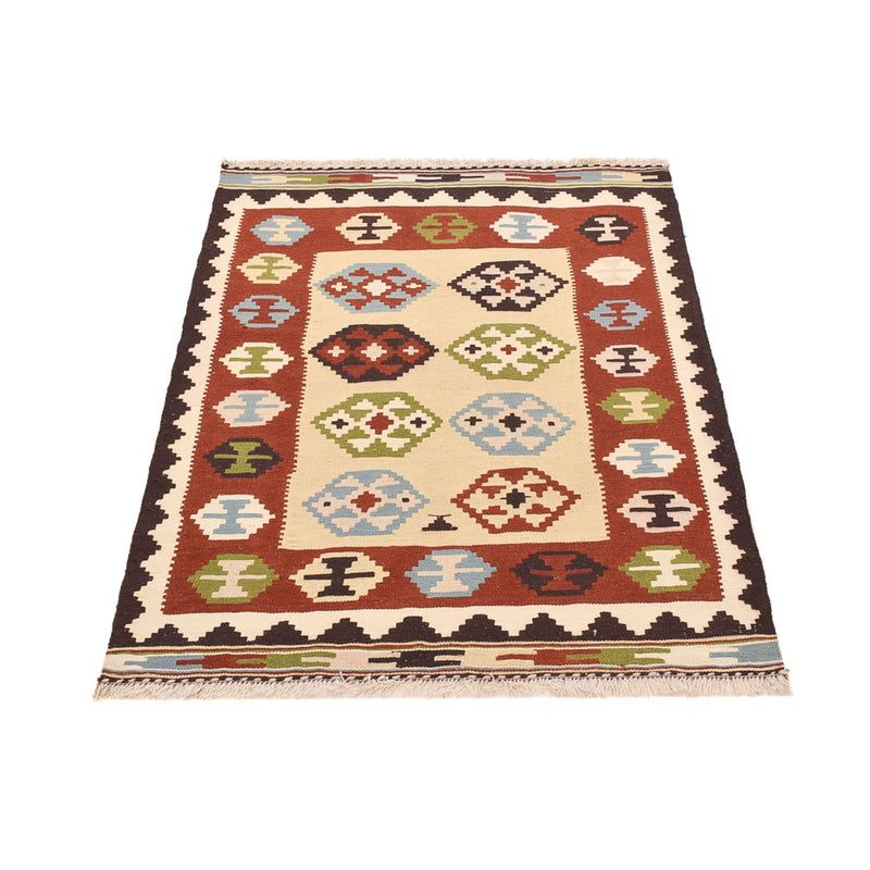 Kelim-tæppe - orientalsk - 143 x 102 cm - flerfarvet