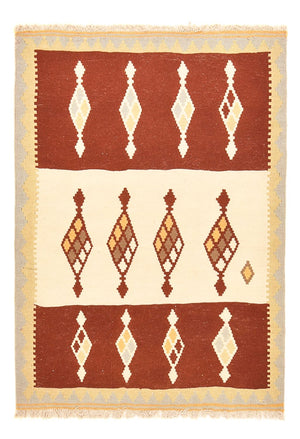 Kelim-tæppe - orientalsk - 150 x 106 cm - flerfarvet