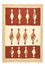 Kelim-tæppe - orientalsk - 150 x 106 cm - flerfarvet