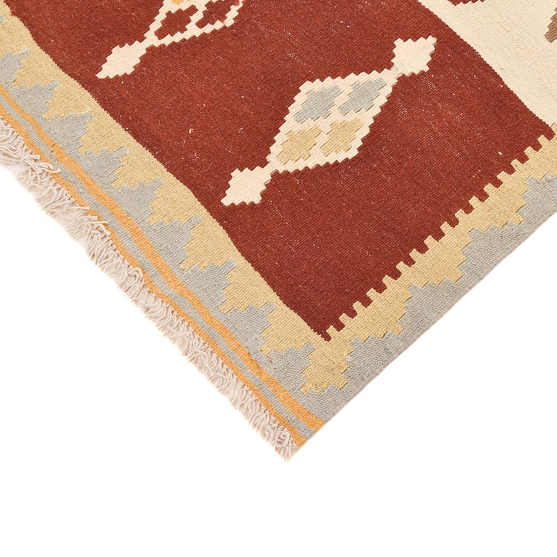 Kelim-tæppe - orientalsk - 150 x 106 cm - flerfarvet