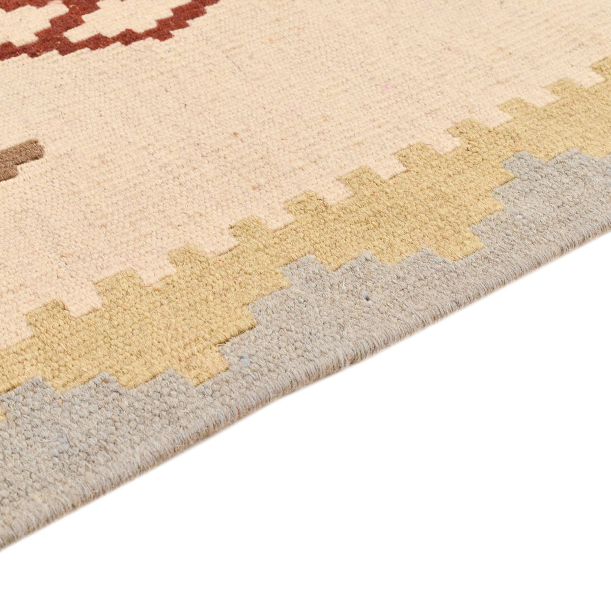 Kelim-tæppe - orientalsk - 150 x 106 cm - flerfarvet