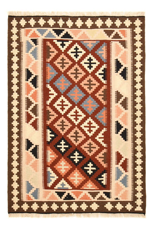 Kelim-tæppe - orientalsk - 150 x 105 cm - flerfarvet