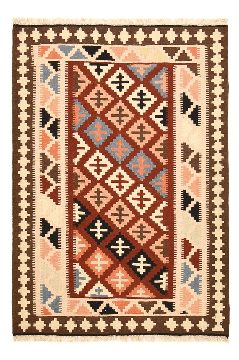 Kelim-tæppe - orientalsk - 150 x 105 cm - flerfarvet