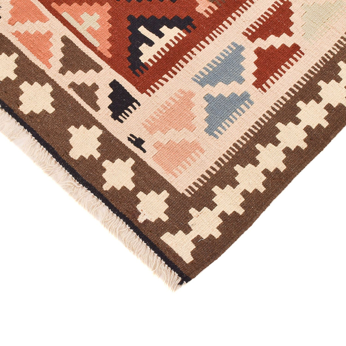 Kelim-tæppe - orientalsk - 150 x 105 cm - flerfarvet