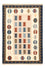 Kelim-tæppe - orientalsk - 150 x 98 cm - flerfarvet
