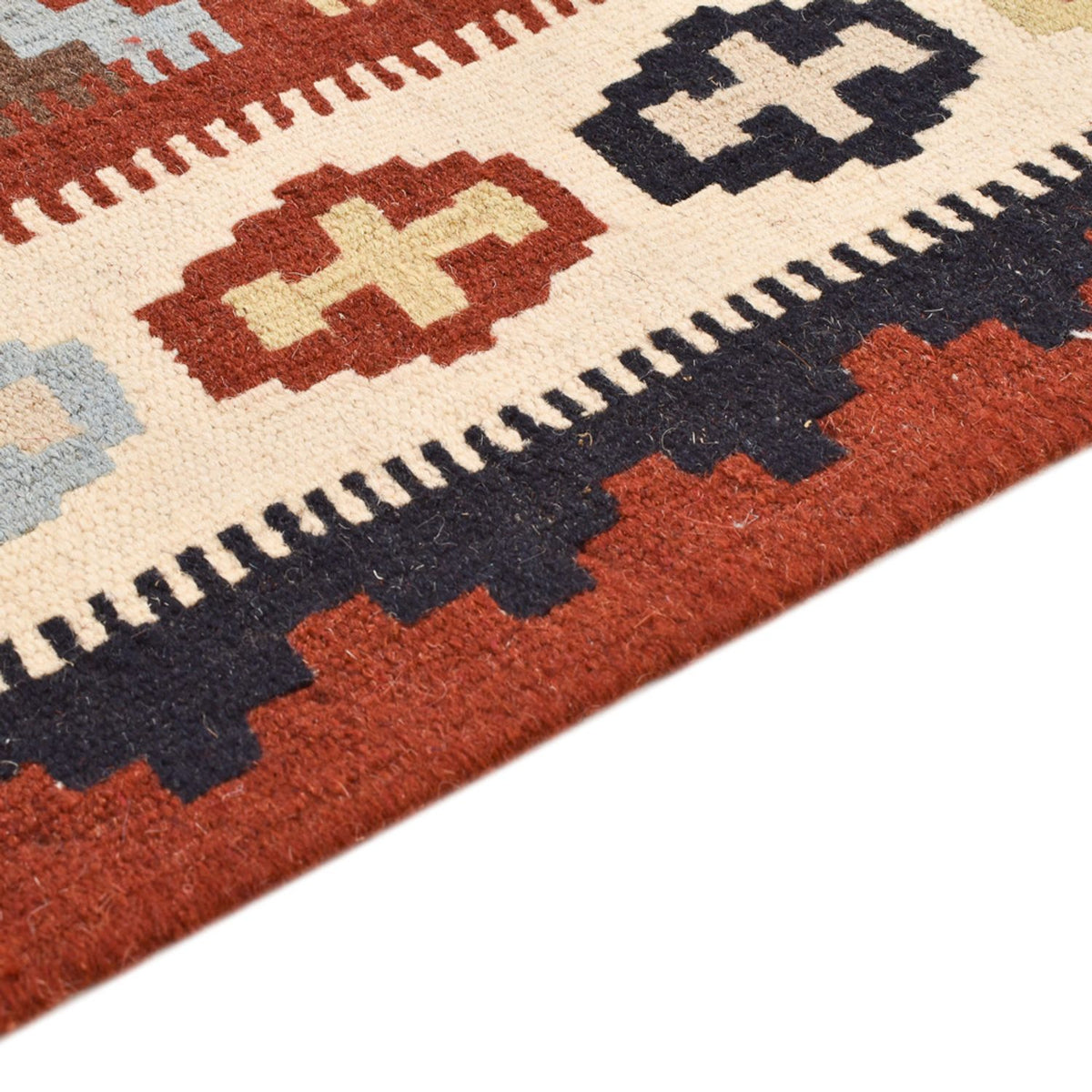 Kelim-tæppe - orientalsk - 150 x 104 cm - flerfarvet