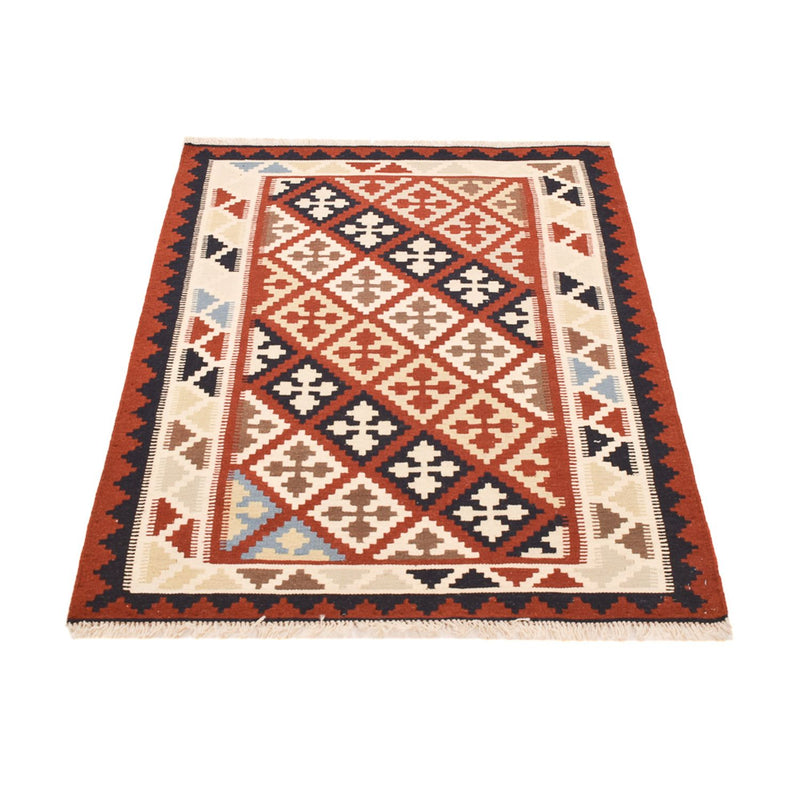Kelim-tæppe - orientalsk - 143 x 102 cm - flerfarvet