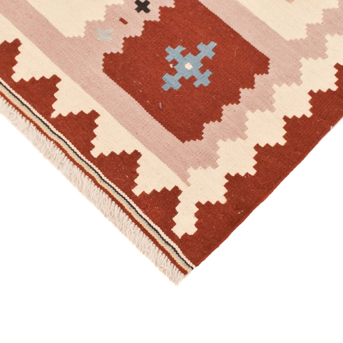 Kelim-tæppe - orientalsk - 147 x 103 cm - flerfarvet