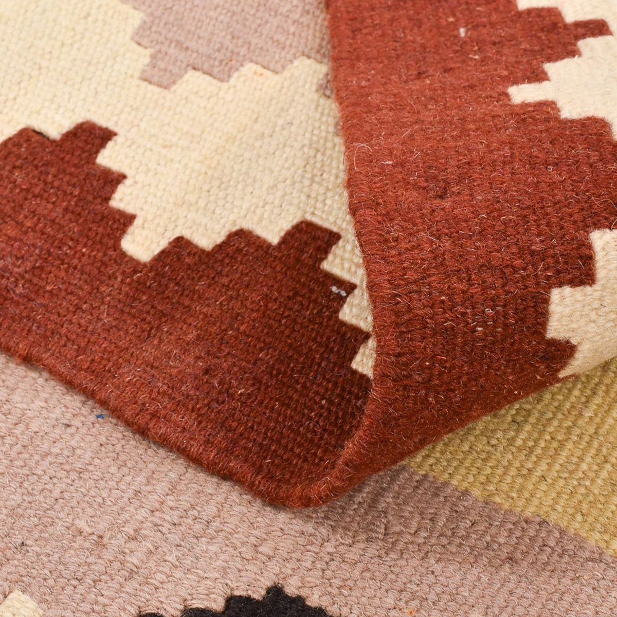 Kelim-tæppe - orientalsk - 147 x 103 cm - flerfarvet