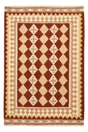 Kelim-tæppe - orientalsk - 153 x 108 cm - flerfarvet