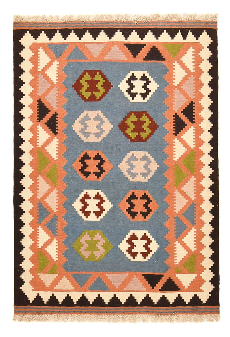Kelim-tæppe - orientalsk - 152 x 104 cm - flerfarvet