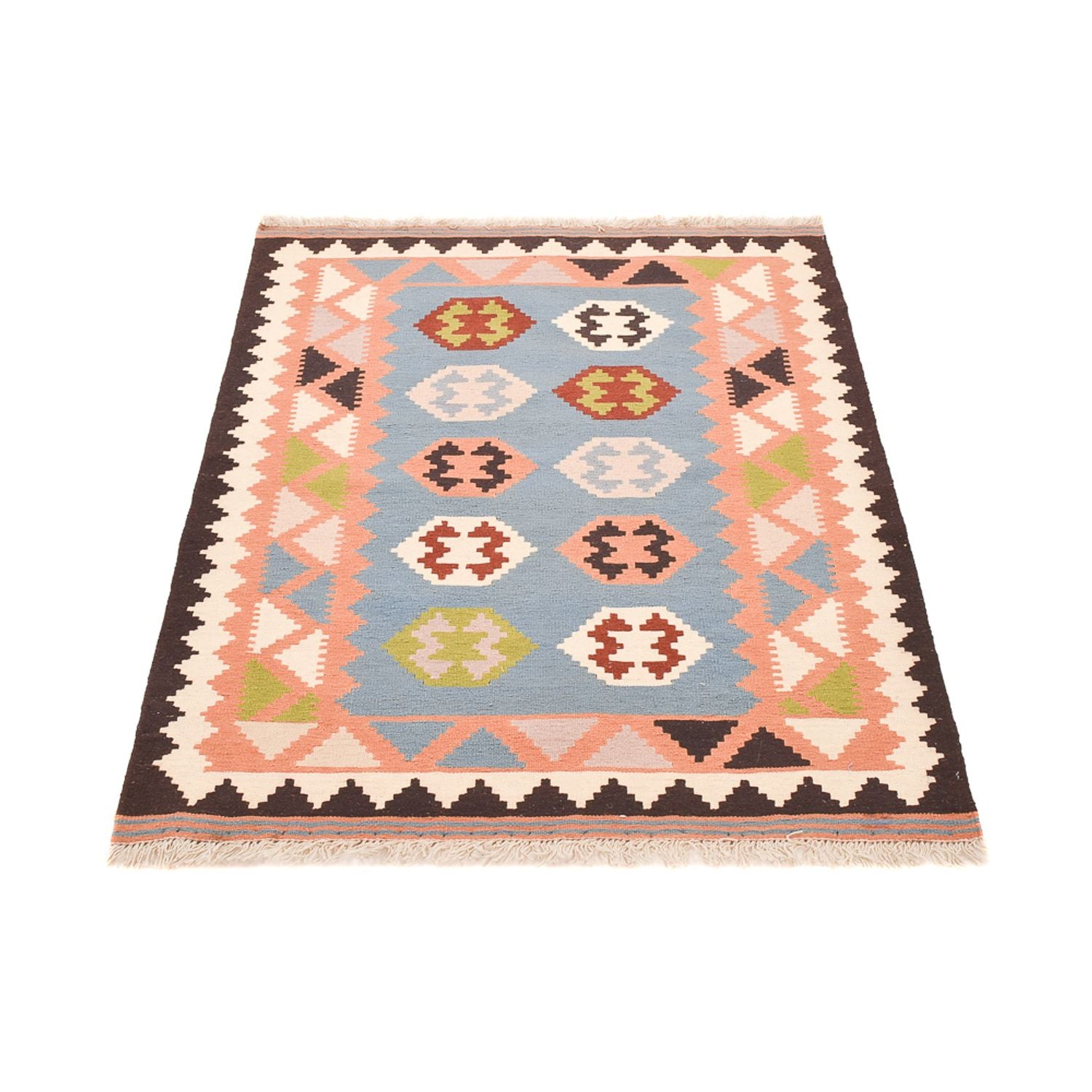 Kelim-tæppe - orientalsk - 152 x 104 cm - flerfarvet