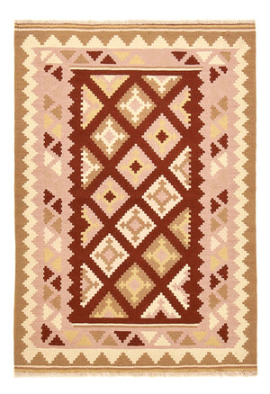 Kelim-tæppe - orientalsk - 150 x 104 cm - flerfarvet