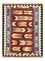 Kelim-tæppe - orientalsk - 142 x 104 cm - flerfarvet