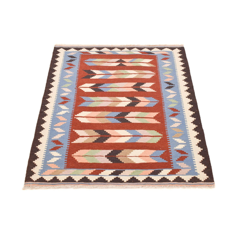 Kelim-tæppe - orientalsk - 142 x 104 cm - flerfarvet