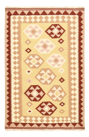 Kelim-tæppe - orientalsk - 152 x 100 cm - flerfarvet