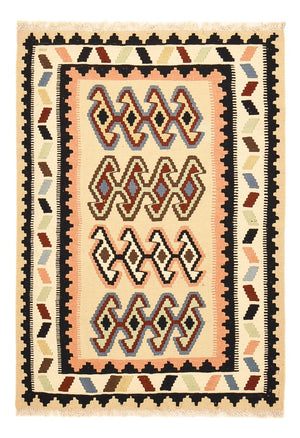 Kelim-tæppe - orientalsk - 150 x 103 cm - flerfarvet