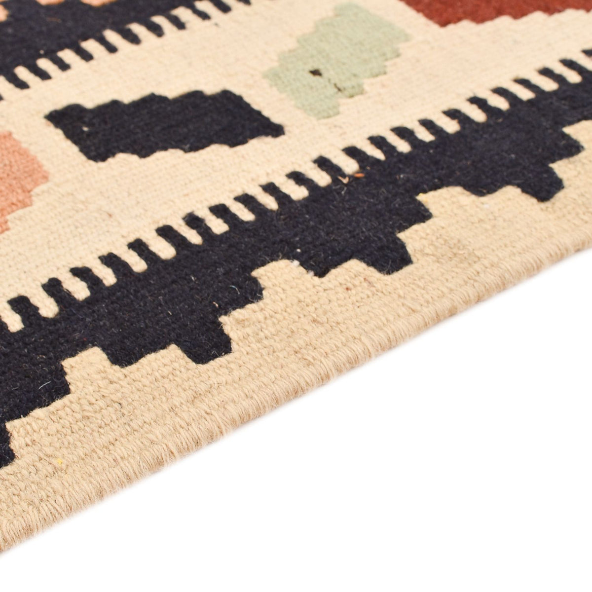 Kelim-tæppe - orientalsk - 150 x 103 cm - flerfarvet