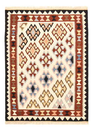 Kelim-tæppe - orientalsk - 150 x 105 cm - flerfarvet