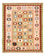 Kelim-tæppe - orientalsk - 138 x 110 cm - flerfarvet