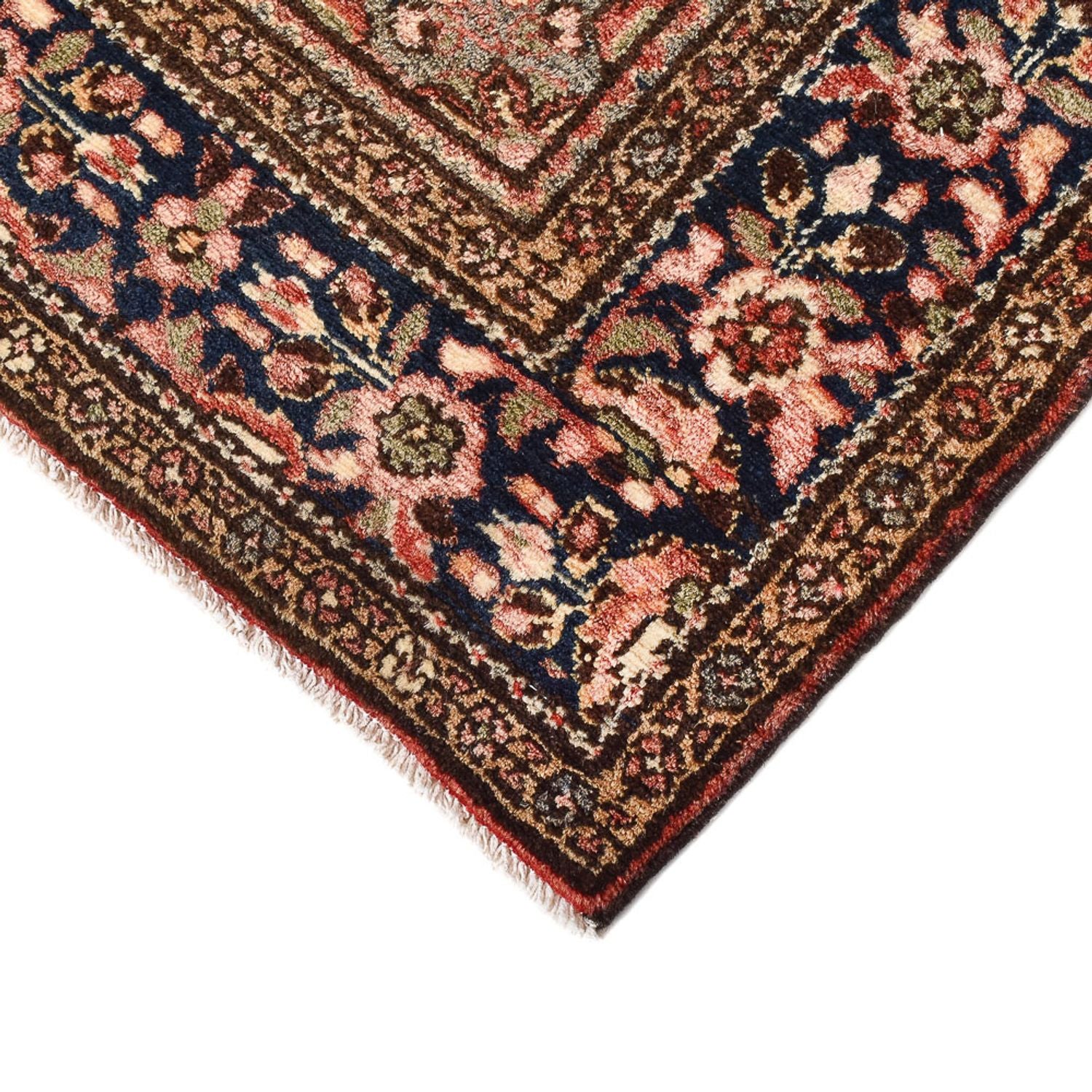 Persisk tæppe - Nomadisk - 209 x 153 cm - mørk beige