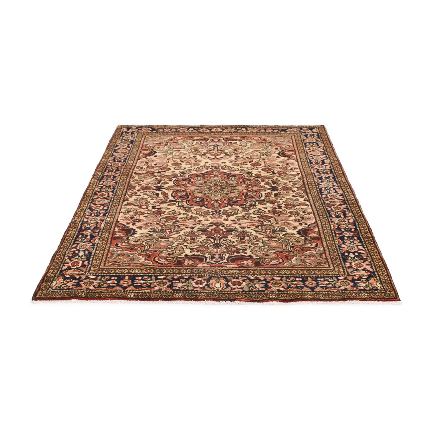 Persisk tæppe - Nomadisk - 209 x 153 cm - mørk beige