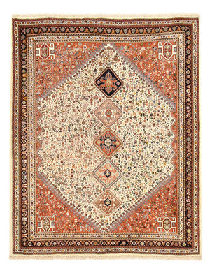 Gabbeh-tæppe - Kashkuli Persisk - 222 x 174 cm - sand