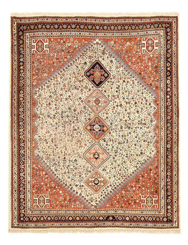 Gabbeh-tæppe - Kashkuli Persisk - 222 x 174 cm - sand