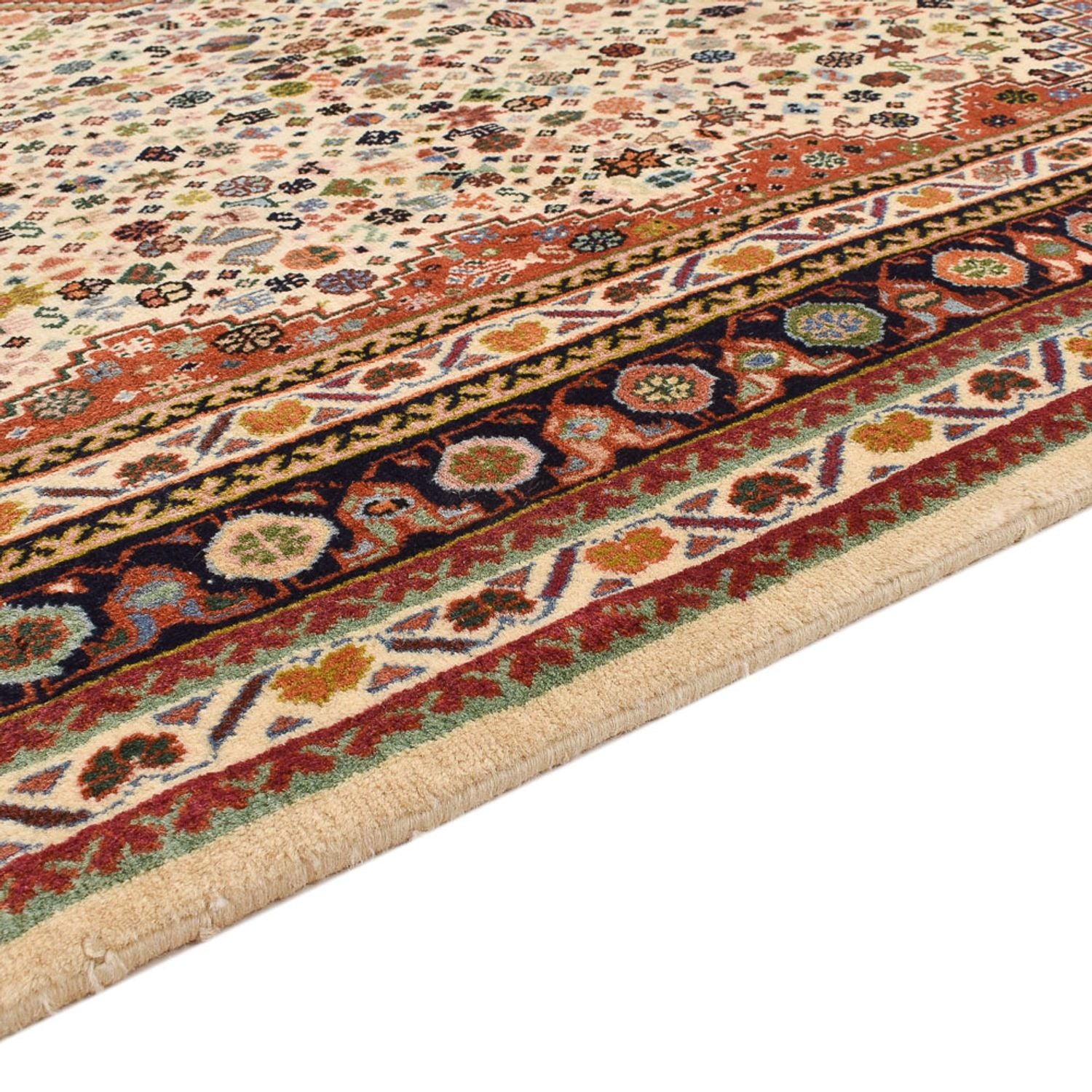 Gabbeh-tæppe - Kashkuli Persisk - 222 x 174 cm - sand