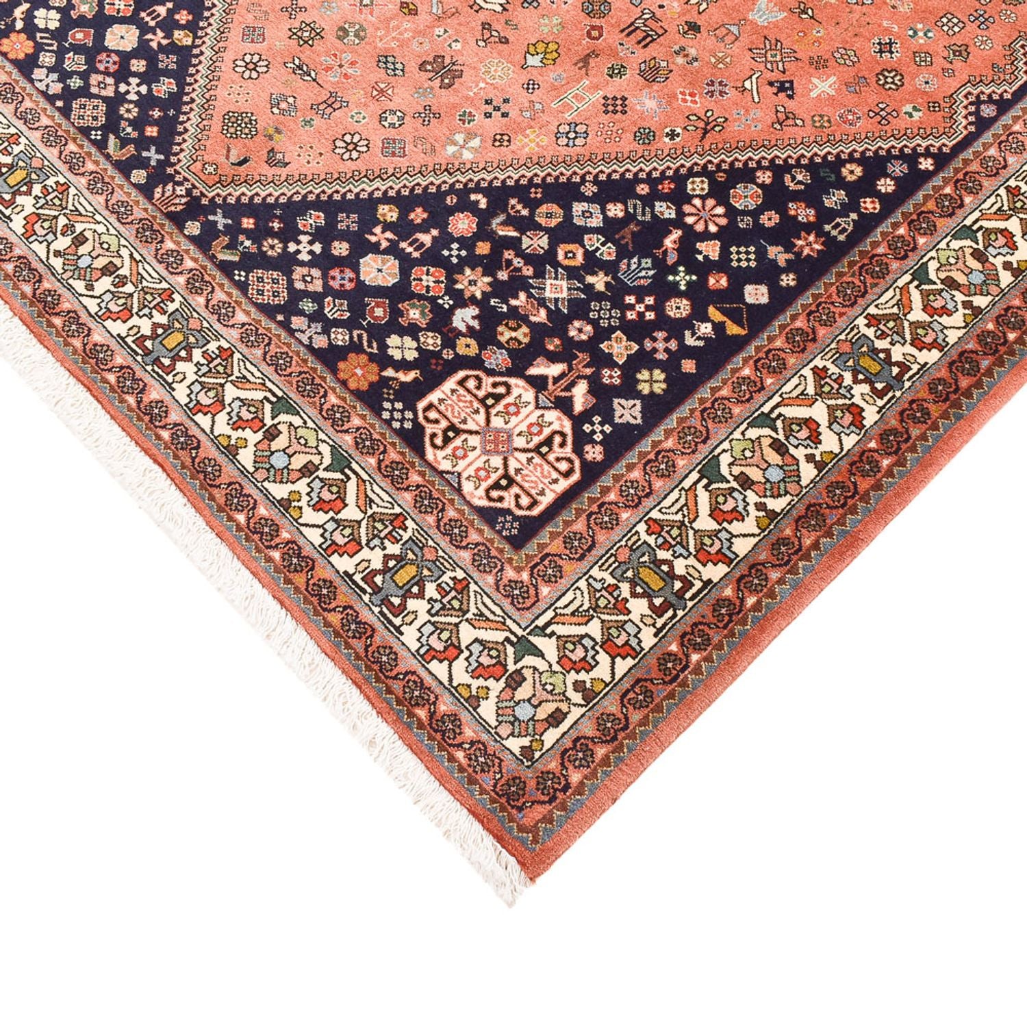 Gabbeh-tæppe - Kashkuli Persisk - 208 x 156 cm - lysrød