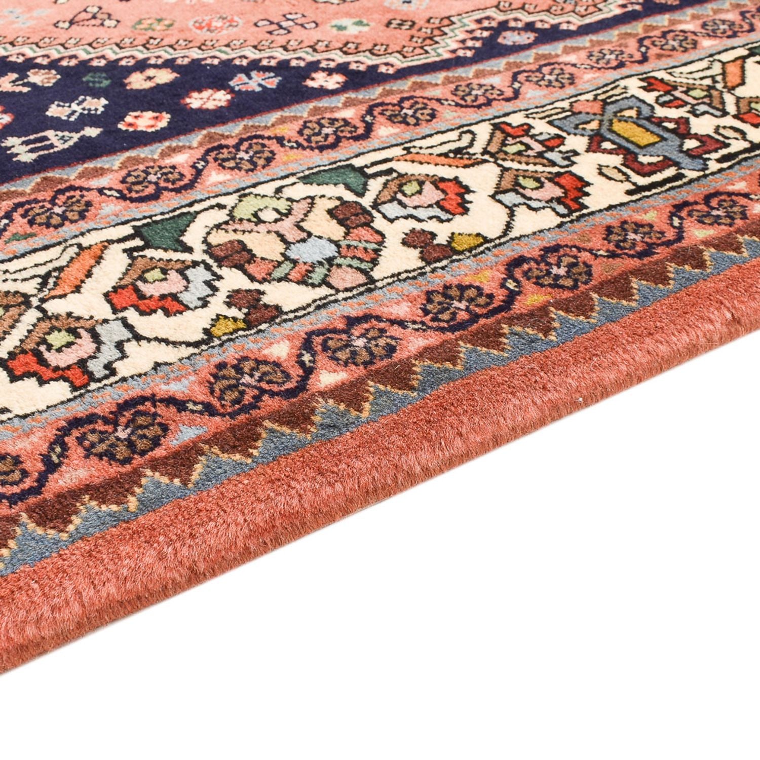Gabbeh-tæppe - Kashkuli Persisk - 208 x 156 cm - lysrød