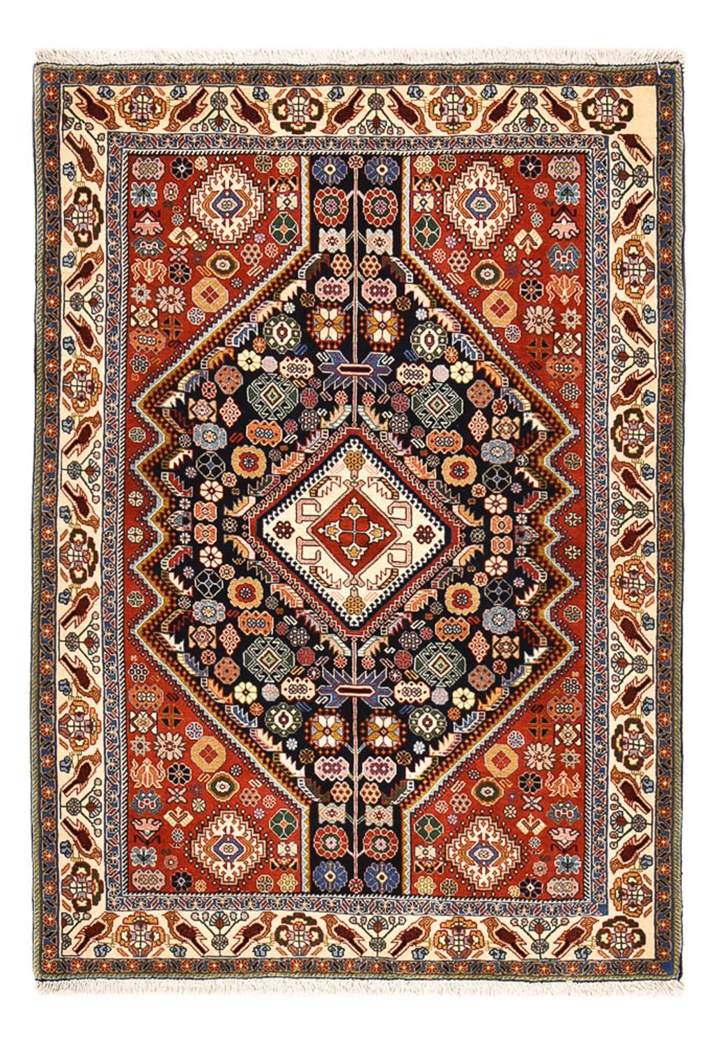 Gabbeh-tæppe - Kashkuli Persisk - 163 x 116 cm - flerfarvet