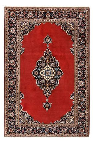 Persisk tæppe - Keshan - 205 x 132 cm - rød